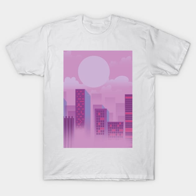 City Skyline T-Shirt by nickemporium1